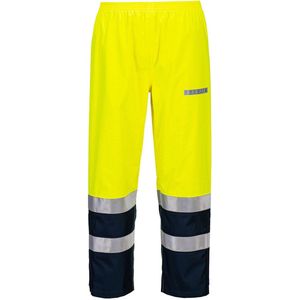 Portwest - Bizflame Rain+ Hi-Vis - Vlamboog Broek - Geel/Marine