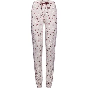 Rebelle pyjamabroek paddenstoelen - Beige - Maat - 44