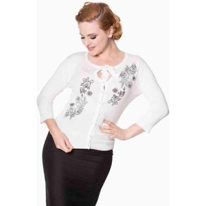 Dancing Days Cardigan -S- DELILAH Wit