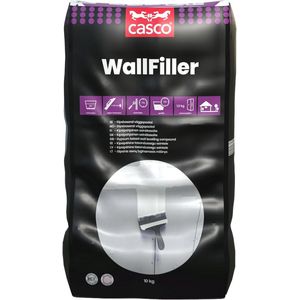 Witte muurplamuur op basis van gips - 10 KG voor het herstellen van wanden en plafonds