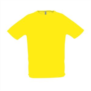 SOL'S Men´s Raglan Sleeves T Sporty L198 - Lemon - XS