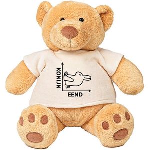 Pluche Beer Konijn Eend - wiskunde - matrix - dieren - grappig - knuffel - kado - beertje
