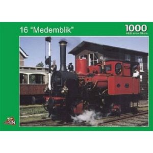 Stoom trein SHM 16 `Medemblik (1000 stukjes, legpuzzel)