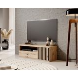 Meubella - TV-Meubel Cassandra - Licht eiken - 124 cm