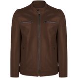 Felix Hardy - Leren Jas - Kastanjebruin - Heren