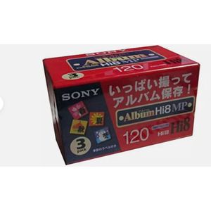 SONY Hi8 MP120 8mm Video Cassette Tape lot of 3 Japan