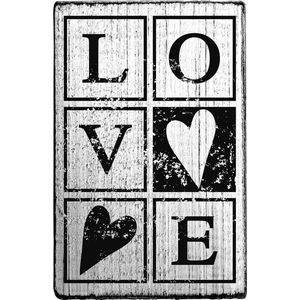 Colop vintage stempel-Love-Liefde-Stempelen-Kaarten maken-Scrapbook-Knutselen-Hobby-DIY-Stempels-Creative hobby