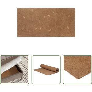 The Living Store Kokosvezel Matrasonderlegger - 100 x 200 cm - Ademend