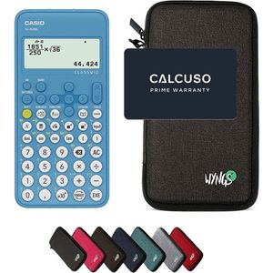 CALCUSO Basispakket donkergrijs met rekenmachine Casio FX-82NL