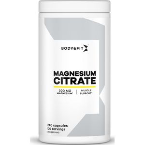 Body & Fit Magnesium Citraat - Magnesium Tabletten - 150mg Magnesium per Tablet - 240 Capsules
