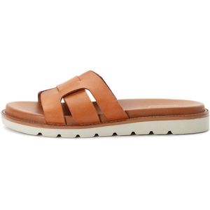 camel active Sandalen gemaakt van leer - Maat womenswear-39 - Bruin