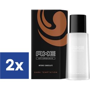 Axe Men Intense Chocolate Dark Temptation Aftershave - 2 x 100 ml