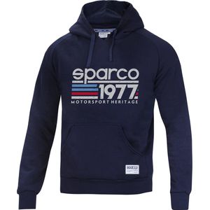 Sparco Hoodie 1977 | zwart / xl | Hoodie | 01320NR4XL