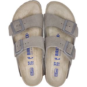 Birkenstock Arizona slippers grijs - Narrow fit -Maat 39