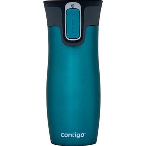 Contigo West Loop Autoseal thermo mok, roestvrij staal geïsoleerde mok, koffie mok voor onderweg, BPA-vrij, lekvrije reis mok met eenvoudig te reinigen deksel, houdt je warm tot 5 uur, 470 ml