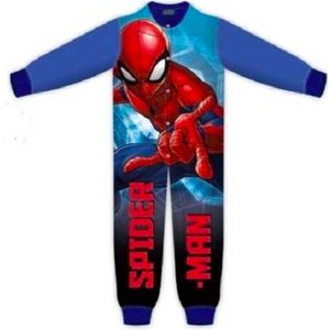 Spiderman onesie - coral fleece - Spider-Man huispak pyjama - maat 116