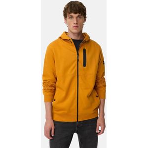 camel active Sweatjack met capuchon - Maat menswear-5XL - Geel