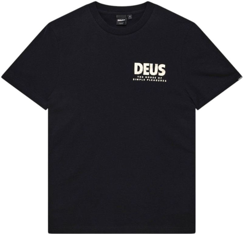 Deus Ex Machina - DMF251298A - T-shirt - Zwart - Katoen - Korte Mouwen