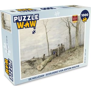 Puzzel De mallejan - Schilderij van Anton Mauve - Legpuzzel - Puzzel 1000 stukjes volwassenen