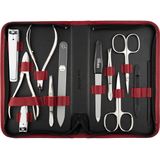 Manicure - Pedicure Set - Zwart - Echt Leer - Compleet met Instrumenten