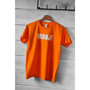 Koningsdag shirt - unisex - oranje - XXL - oranje shirt - t-hsirt oranje - willem alexander - feest - oranje kleding - koningsdagkleding - EXTRA EXTRA LARGE - unisex