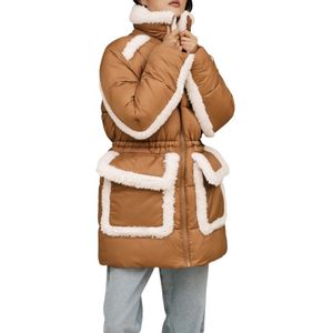 Ugg - Amal Plushseam Puffer - Leren Jas - Bruin