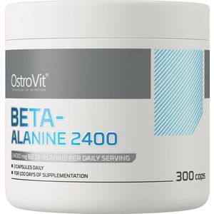 OstroVit - Beta-Alanine - 2400 mg - 300 Capsules - Alanine - Ideaal voor krachtsport, HIIT, crossfit en duursport - aminozuur Beta-Alanine - Supplement