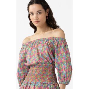 Sissy-Boy - Multicolour paisley print off shoulder top