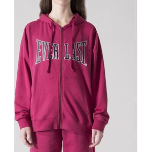 Everlast Zipped Hoodie Logo Amaranth L