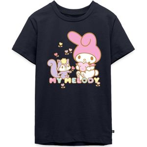My Melody Plukt Hartbloemen Met Risu Premium T-Shirt Tiener