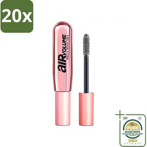 20 x L'Oréal Paris - Mascara - Air Mega Volume - Zwart - 8,7 ml - Grootverpakking - Mascara Volume - Mega Volume - Luchtige Mascara - Wimpers Volume - Contactlens Geschikt