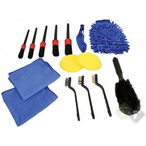 Auto poets set - Detailing accessoires set - Poetspads - 15 delig - SATRA