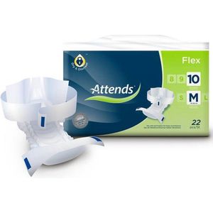 4x Attends Flex 10 Maat M 75-105 Cm (22 stuks)