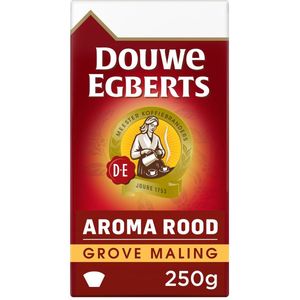 6x 250 gram douwe egberts DE koffie grove maling grof gemalen