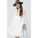 Colourful Rebel - Indy - Boho Jurk - Met Broderie Anglaise - 100% Katoen