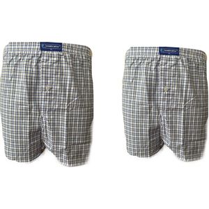 Embrator mannen Boxershorts 2-stuks geruit maat 4XL