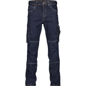 DASSY® Knoxville Stretch werkjeans met kniezakken - maat 44 - JEANSBLAUW