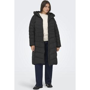 ONLY CARMAKOMA - Jas - Doorgestikte Stof - Capuchon - Winddichte Stormmanchetten