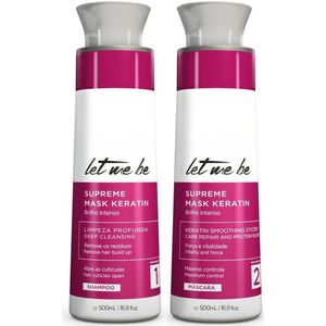 Let Me Be | Supreme Mask Keratin | Shampoo And Hair Mask | (2x) 500 ml