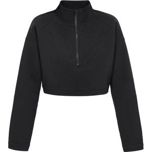myMo - Fashion Look Collection - Sweatshirt - Cropped - Met Halve Rits