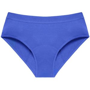 3-pack menstruatieondergoed voor dames, zuiver katoen, lekvrij, menstruatiebescherming, wasbaar,Koningsblauw-2XL