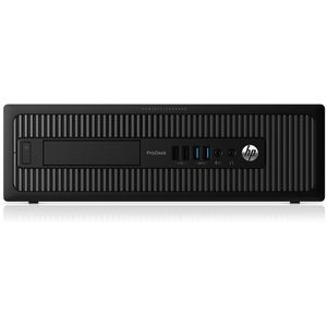 HP ProDesk 600 G1 SFF Intel® Core™ i5 i5-4570 8 GB DDR3-SDRAM 256 GB SSD Windows 7 Professional PC Zwart