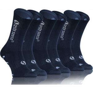 Sesto Senso 3-Pack Sport Sokken Blauw Maat 39-42