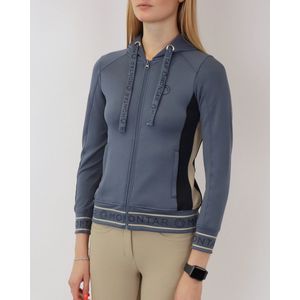 Montar Hoodie Wide Logo tape Viv Dove blue - 140