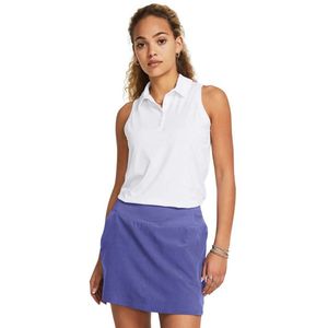 Under Armour Golf Playoff Mouwloze Poloshirt Voor Dames Wit S Vrouw