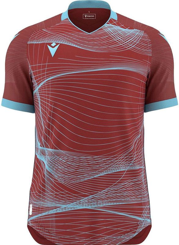 Macron - Wyvern Eco Shirt - Korte Mouw - Bordeaux - Heren