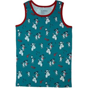 Tanktop Singlet meisje - Muzikanten - Organisch biokatoen - 92/98 - 2/3 jaar