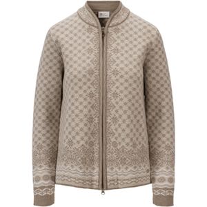 Dale of Norway - 83341 SOLFRID FEM JACKET P00 - Dames vestenDames truien - Kleur: Taupe - Maat: M