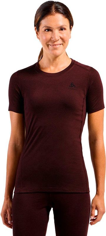 ODLO - Natural Merino 200 - T-shirt - Zwart - 100% Merinowol