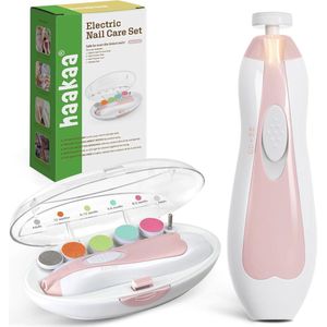 Elektrische Nagelknipper - Veilig en Stil - Voor Baby's en Volwassenen - Met LED-lampje